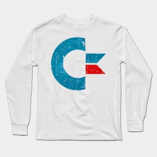 Commodore C - Vintage 1980s Long Sleeve T-Shirt